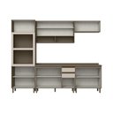 Ver imagem 3 de Cozinha Completa Connect 10 Portas 2 Gavetas com Vidro e Tampo 100% MDF Duna/Cristal - Henn