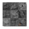 Pedra Hitam Bruta 10cmx10cm M² - 4