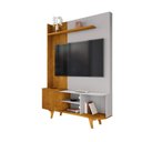 Ver imagem 1 de Estante Home Corumbau para Tv de 55" Naturalle Fresado/off-white - Bechara