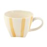 Caneca Listrada Branco e Amarelo 200ml - A\CASA - 1
