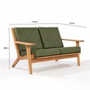 Ver imagem 3 de Sofá 2 Lugares Lótus Acquablock