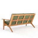 Ver imagem 4 de Sofá para Jardim com 3 Lugares Lótus Verde/Jatobá