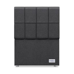 Cabeceira Piave Linho Cinza Solteiro (12x90x125) - Revestida em Linho - Ortobom - 2