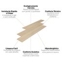 Ver imagem 7 de Piso Vinílico em Régua 17,78cm x 2mm x 1,21m Sofisticato Ruffino