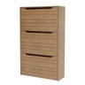 Sapateira 3 Portas 71,1x117,2cm Amêndoa - 3