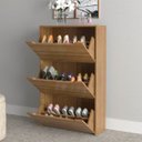 Ver imagem 2 de Sapateira 3 Portas 71,1x117,2cm Amêndoa