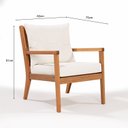 Ver imagem 3 de Poltrona para Jardim em Madeira Maciça Riade