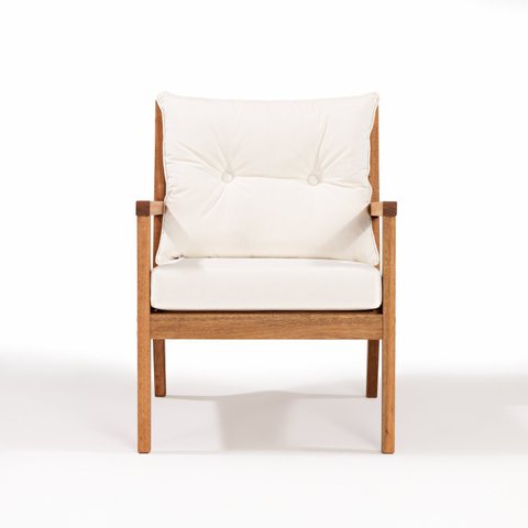 Poltrona para Jardim em Madeira Maciça Riade