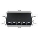 Ver imagem 3 de Spot Sobrepor Teto Soul Retangular Led 10w Opus Irc90 2700k St3050-preto