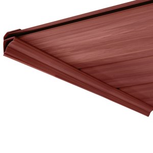 Meia Cana Pvc Cedrinho 8mmx38mmx3m