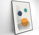 Ver imagem 4 de Quadro Abstrato Círculos 3 - 80x120 Cm - Tecido Canvas
