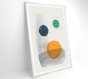 Ver imagem 7 de Quadro Abstrato Círculos 3 - 80x120 Cm - Tecido Canvas