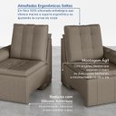 Ver mais imagens de Sofá Retrátil Reclinável 3 Lugares 180cm Veludo com Molas Palmeira CabeCasa MadeiraOriginals