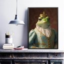 Ver imagem 2 de Quadro Decorativo Senhora Perereca 24x18cm:madeira Branca
