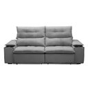 Ver imagem 5 de Sofá Retrátil Reclinável 3 Lugares 210cm com Porta Copos e Objetos Bulgária