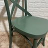 Cadeira X Madeira Maciça:verde Olivo - 5