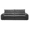 Sofá Retrátil e Reclinável 3 Lugares 230cm com Porta Copos e Objetos Bulgária - 4