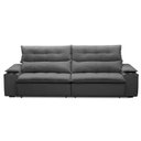 Ver imagem 4 de Sofá Retrátil e Reclinável 3 Lugares 230cm com Porta Copos e Objetos Bulgária