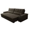 Sofá Retrátil e Reclinável 3 Lugares 230cm com Porta Copos e Objetos Bulgária - 4