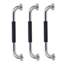 Ver imagem 1 de Barra de Apoio 30cm Inox Kit 3 Unidades Suporte Antiderrapante Banheiro Box Idoso Gestante Criança C