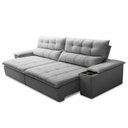 Ver imagem 4 de Sofá Retrátil e Reclinável 3 Lugares 230cm com Porta Copos e Objetos Bulgária