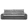 Sofá Retrátil e Reclinável 3 Lugares 230cm com Porta Copos e Objetos Bulgária - 5