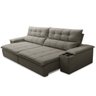 Sofá Retrátil e Reclinável 4 Lugares 250cm com Porta Copos e Objetos Bulgária - 4