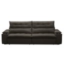 Ver imagem 4 de Sofá Retrátil Reclinável 4 Lugares 250cm com Porta Copos e Objetos Bulgária