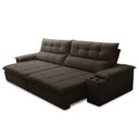 Ver imagem 5 de Sofá Retrátil e Reclinável 4 Lugares 250cm com Porta Copos e Objetos Bulgária