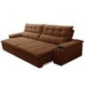 Sofá Retrátil e Reclinável 4 Lugares 250cm com Porta Copos e Objetos Bulgária - 4