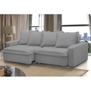 Ver imagem 1 de Sofá Retrátil e Reclinável 3 Lugares 215cm Molas Espirais e Molas Ensacadas Vicenza