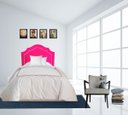 Ver imagem 2 de Cabeceira Provençal Luxo Veludo Pink com Tachas Prata