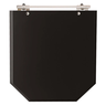 Tampa de Vaso Sanitário Atrium Laqueado Preto para Incepa - 1