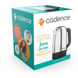 Chaleira Elétrica Cadence Pure Inox - 127V - 7