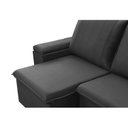 Ver imagem 5 de Sofá Retrátil e Reclinável Ballarat 2,05m com Porta Copos Veludo