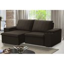 Ver imagem 1 de Sofá Retrátil e Reclinável 3 Lugares 205cm com Porta Copos Ballarat