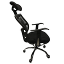 Ver imagem 5 de Cadeira Escritório Giratória Tela Mesh Reclinável Ajustável