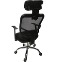 Ver mais imagens de Cadeira Escritório Giratória Tela Mesh Reclinável Ajustável