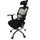 Ver imagem 2 de Cadeira Escritório Giratória Tela Mesh Reclinável Ajustável