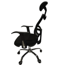 Ver imagem 3 de Cadeira Escritório Giratória Tela Mesh Reclinável Ajustável