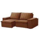 Ver imagem 4 de Sofá Retrátil e Reclinável 3 Lugares 205cm com Porta Copos Ballarat