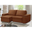 Ver imagem 1 de Sofá Retrátil e Reclinável 3 Lugares 205cm com Porta Copos Ballarat