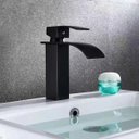 Ver imagem 5 de Torneira Banheiro Cascata Monocomando Misturador Baixa Black Preto