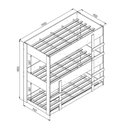 Ver imagem 2 de Cama Treliche Solteiro 195x94,5cm Tr3090 Art In Móveis - Branco