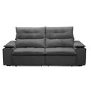 Ver imagem 5 de Sofá Retrátil Reclinável 3 Lugares 210cm com Porta Copos e Objetos Bulgária