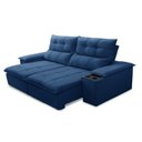 Ver imagem 5 de Sofá Retrátil Reclinável 3 Lugares 210cm com Porta Copos e Objetos Bulgária