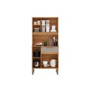 Ver imagem 7 de Cozinha Compacta Lia 3 Portas e 1 Gaveta Salleto Cinamomo/off White