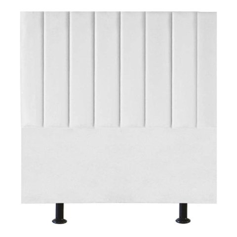 Cabeceira de Cama Solteiro Box 90 Cm Karla Corino Cor:branco