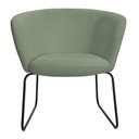 Ver imagem 6 de Poltrona Decorativa Isis Base Aço Preto Bouclê Verde Claro - Casaepoltrona