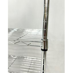 Estante Aço Vghome 5prat 1,55 - Alt Reg com Cabideiro - 5